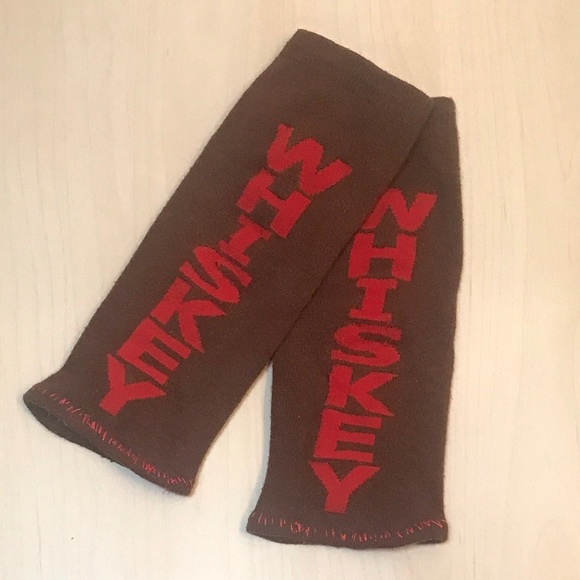Sock Sleeves.Whiskey Brown/Red.9" long. 3.5" Wide. WARM - Picture 5 of 5